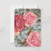 Cartes plates pour l'anniversaire du Mariage Merci (Dos)