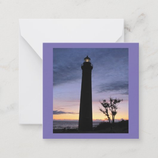 Cartes plates simples Little Sable Point Lighthous (Devant)