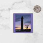 Cartes plates simples Little Sable Point Lighthous (Devant/Arrière en situation)
