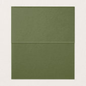 Cartes pliées à motif à carreaux harlequin vert ol (Inside Unfolded)