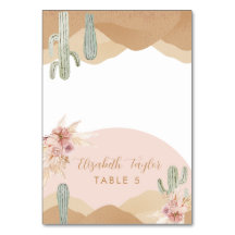 Cartes pliées de décoration Cactus Desert, Arizona