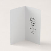 Cartes pliées du Merci de Noël (Intérieur)