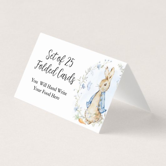 Cartes pliées Peter Rabbit (Front)