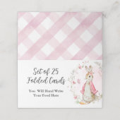 Cartes pliées Pierre Pierre Pierre rose (Extérieur déplié)