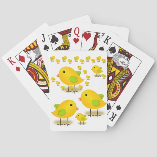 Cartes Pont carte de jeu pour oiseaux (dos)