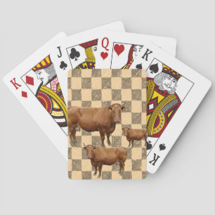 Cartes Pont de carte de jeu pour vache