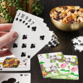 Cartes Possum Chicks Frog Floral Jeu de carte Deck (In Situ)