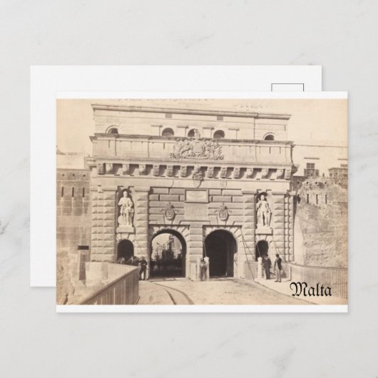CARTES POST MALTA (Devant / Derrière)