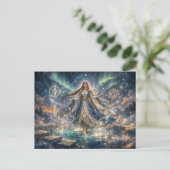 Cartes postale de fantaisie Sorcière Céleste (Debout devant)