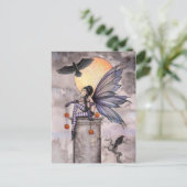 Cartes postale de fantasy gothique féerique d'auto (Debout devant)