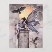 Cartes postale de fantasy gothique féerique d'auto (Devant)