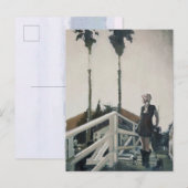 Cartes postale de promenade l'après-midi dans les (Devant / Derrière)