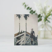 Cartes postale de promenade l'après-midi dans les (Debout devant)