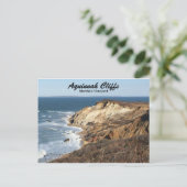 Cartes postale des falaises d'Aquinnah de Martha's (Debout devant)