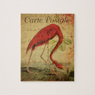 Cartes Postale Flamingo Legpuzzel