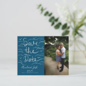 Cartes postale photo de plage Vagues d'été Enregis (Debout devant)