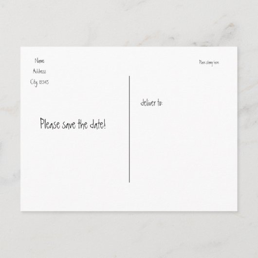 Cartes Postale Rustique Lumières d'Automne Enregis (Dos)