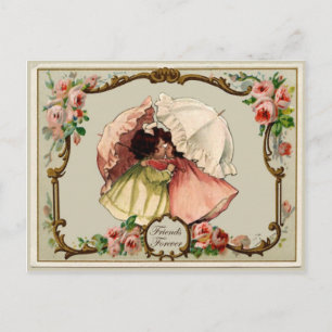 Cartes postale vintage reproduction Amis pour touj