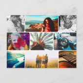 Cartes postales 9 Modèle photo arrondi Collage de  (Devant)