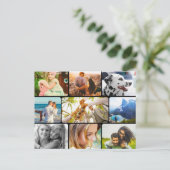 Cartes postales 9 Modèle photo arrondi Collage de  (Debout devant)