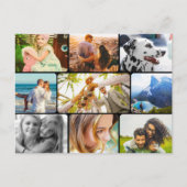 Cartes postales 9 Modèle photo arrondi Collage de  (Devant)