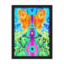 Cartes postales à goutte papillon