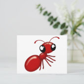 Cartes postales adorables Cartoon Red Ant (Debout devant)