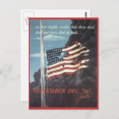 Cartes postales American Pride et Glory (Devant / Derrière)