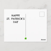 Cartes postales amusantes de la Saint Patrick (Dos)