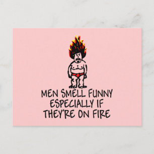 Cartes postales amusantes pour femmes-hommes odora