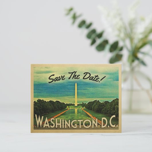 Cartes postales anciennes de Washington D.C. Save (Debout devant)