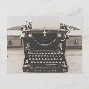 CARTES POSTALES ANCIENNES TYPEWRITER