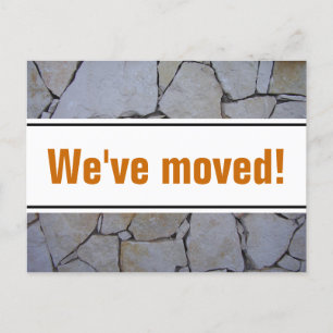 Cartes postales animées avec fond de mur en pierre