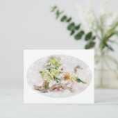 Cartes postales aquarelles Hydrangeas Bella (Debout devant)