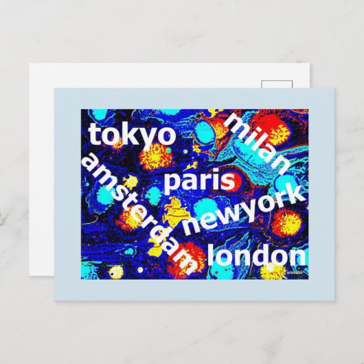 Cartes postales Artmiabo (Devant / Derrière)