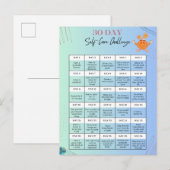 CARTES POSTALES AUTO-CARTES DE DÉFI - Personnalise (Devant / Derrière)