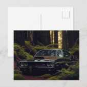 Cartes Postales auto forest (Devant / Derrière)