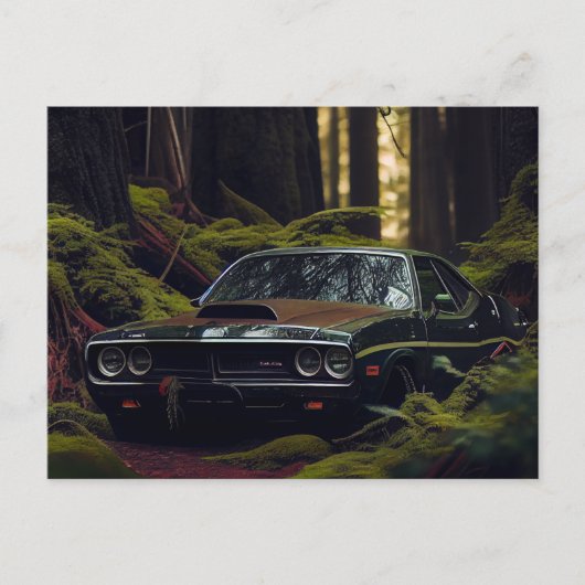 Cartes Postales auto forest (Devant)