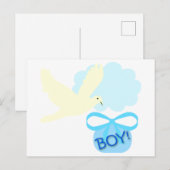 Cartes postales Baby Boy (Devant / Derrière)