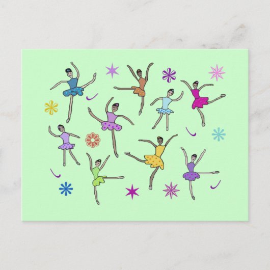 Cartes postales Ballerinas Dancing (Devant)