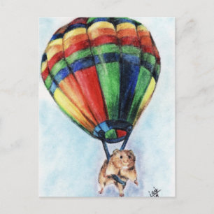 Cartes postales Balloon Ride (Hamster)
