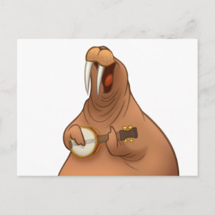 Cartes postales Banjo-Strummin' Walrus