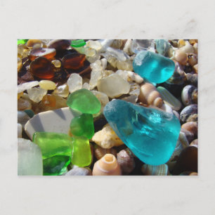 Cartes postales Beach Seaglass Agate Rocks Shells