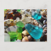 Cartes postales Beach Seaglass Agate Rocks Shells (Devant)