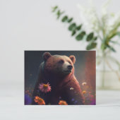 Cartes Postales bear Fleur (Debout devant)