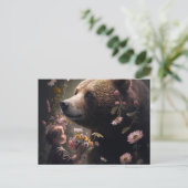 Cartes Postales bear Fleur (Debout devant)