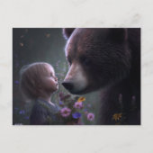 Cartes Postales bear Fleur (Devant)