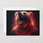 Cartes Postales bear red (Devant / Derrière)