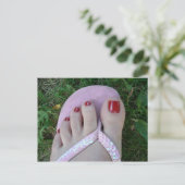 Cartes postales Beauté orteils poli ou Salon (Debout devant)