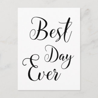 Cartes postales "Best Day Ever"